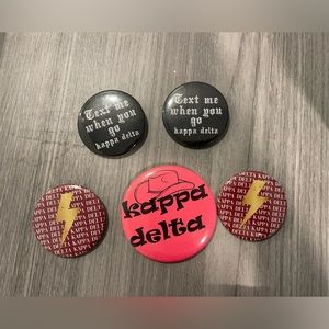 Kappa Delta Game-day pins!